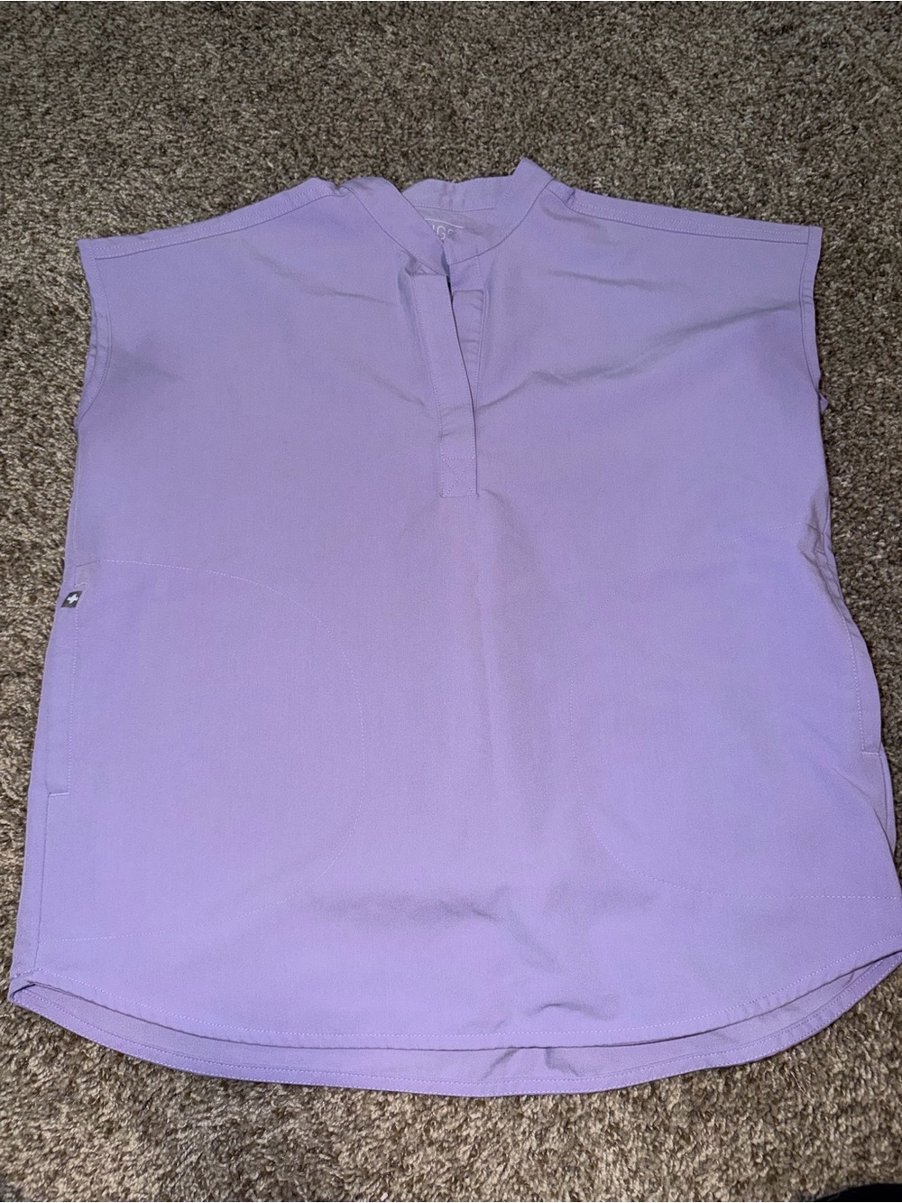 Figs women’s Rafaela scruple top in lilac purple xs